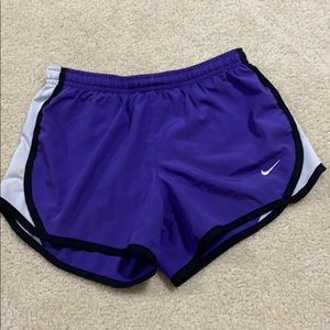 Purple Nike Running Shorts